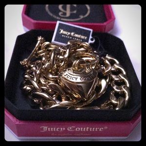 Juicy Couture Banner Heart Starter Necklace